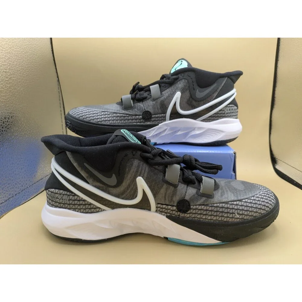 Youth 5.5 Y- Nike Kyrie 8 GO GS Low Orca DQ8076-001 Black White Menta NIB